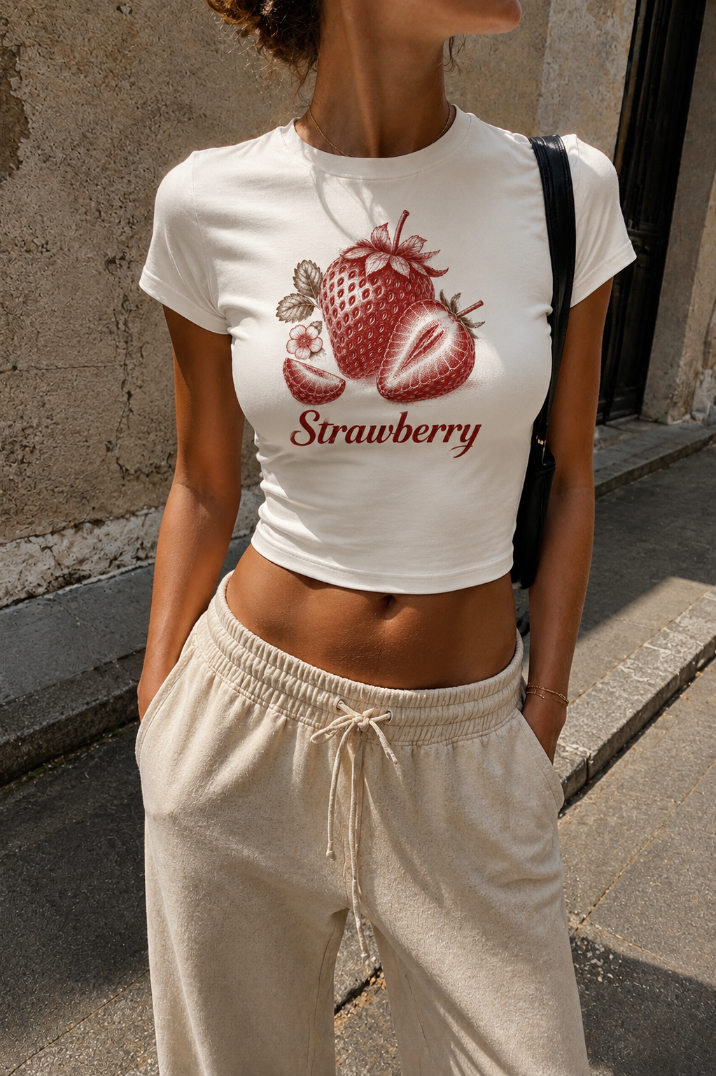 Strawberry Market Baby Tee