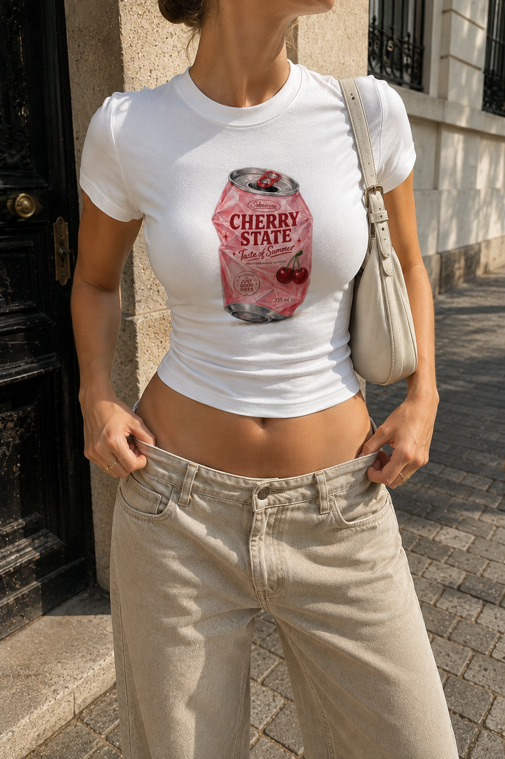 Cherry State Baby Tee